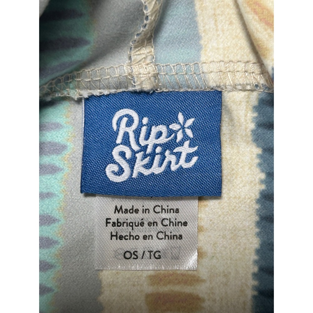 RipSkirt Hawaii Hooded Swim Cover Up Poncho Striped One Size OS - CJ - Picture 8 of 9